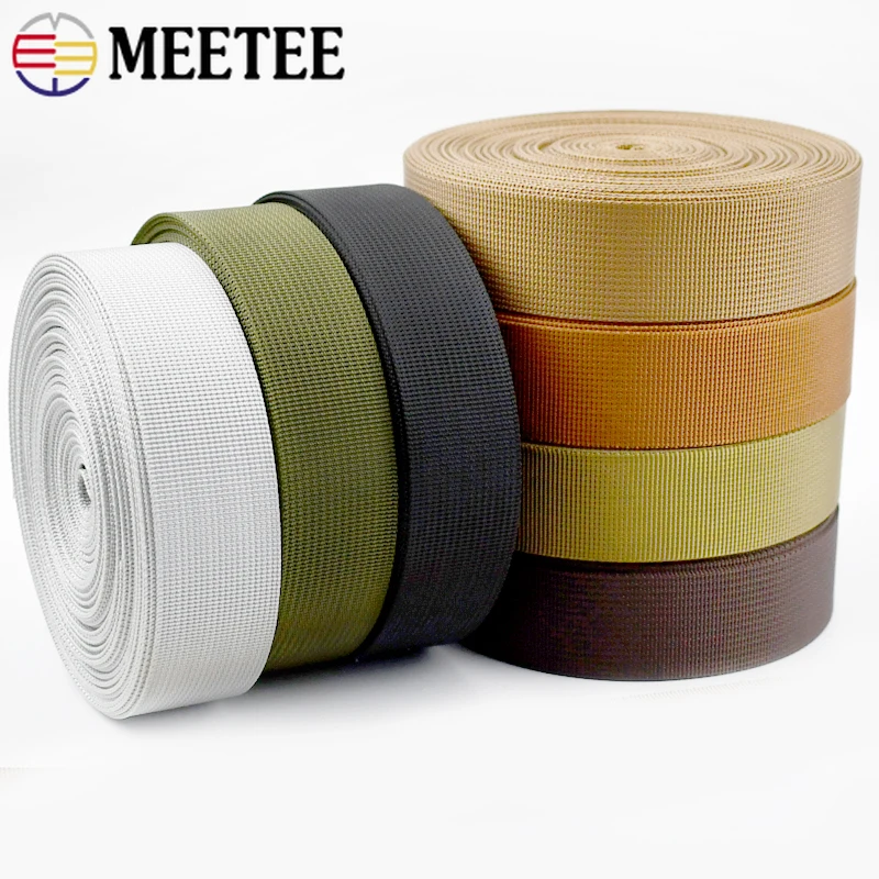 Binding Tape Bias - 5 미터 20/25/32/38/50mm 나일론 웨빙 스트랩