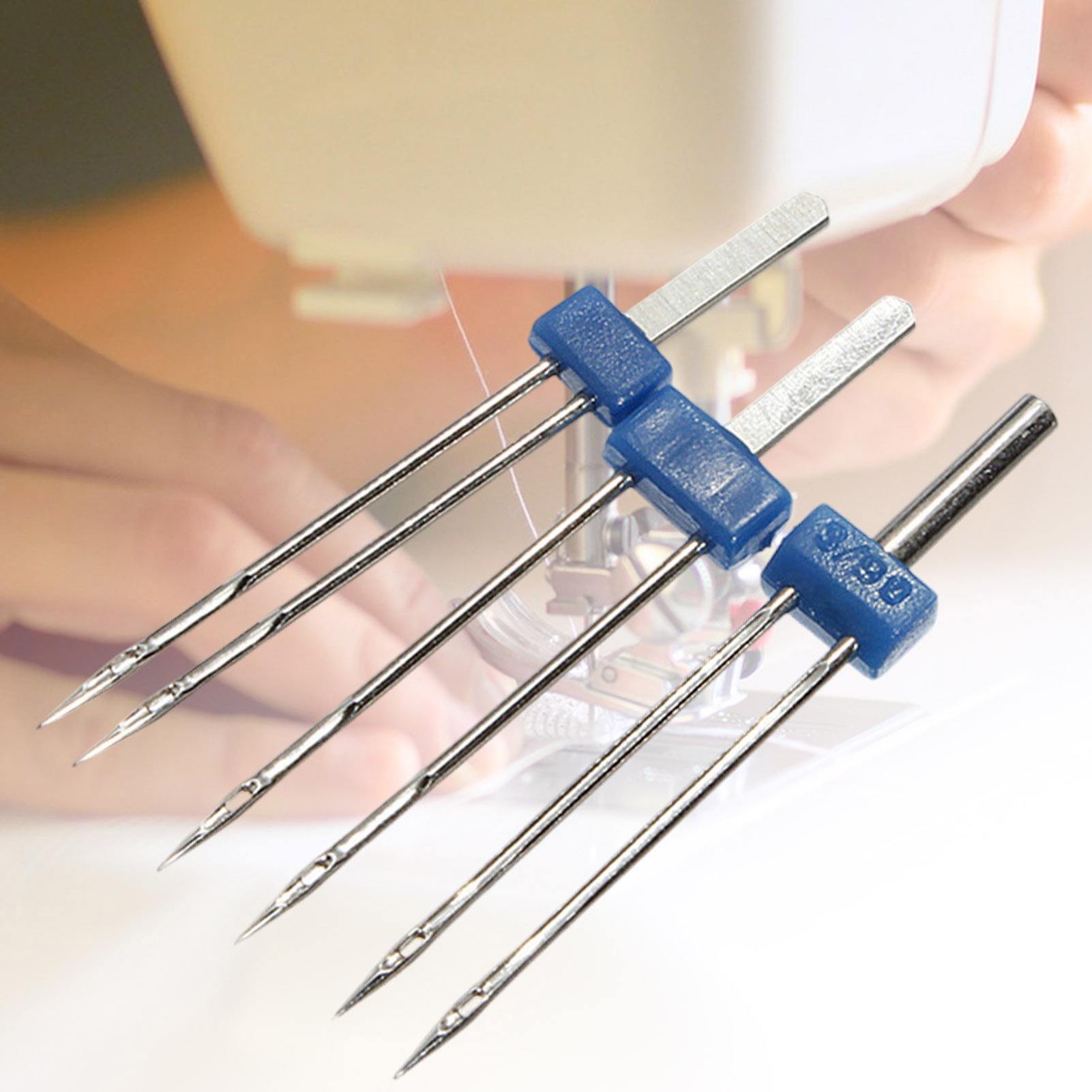 3pcs 트윈 바늘 세트 재봉틀용 스테인레스 스틸 스트 - Twin Needle Stretch 리뷰 및 가격