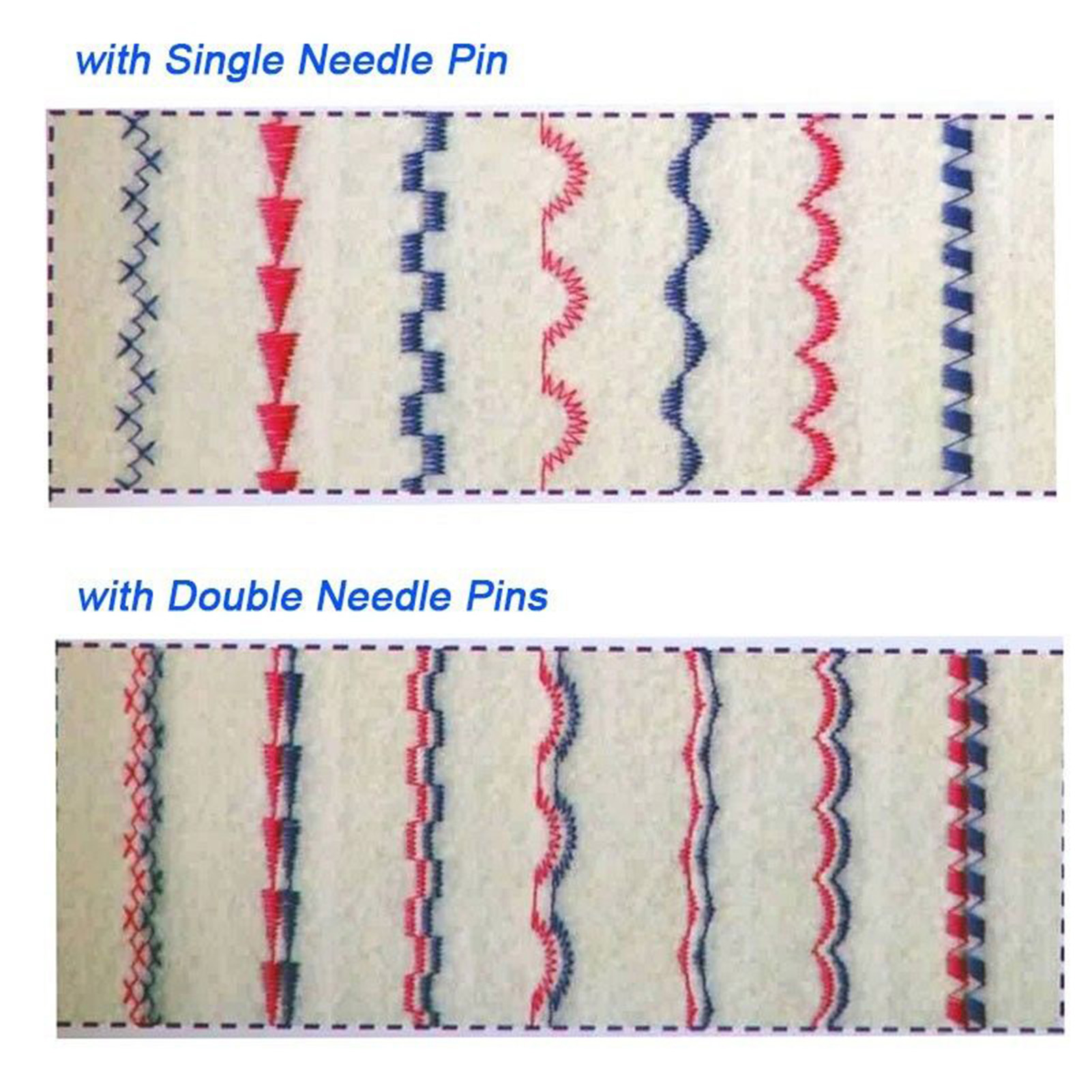 3pcs 트윈 바늘 세트 재봉틀용 스테인레스 스틸 스트 - Twin Needle Stretch 리뷰 및 가격