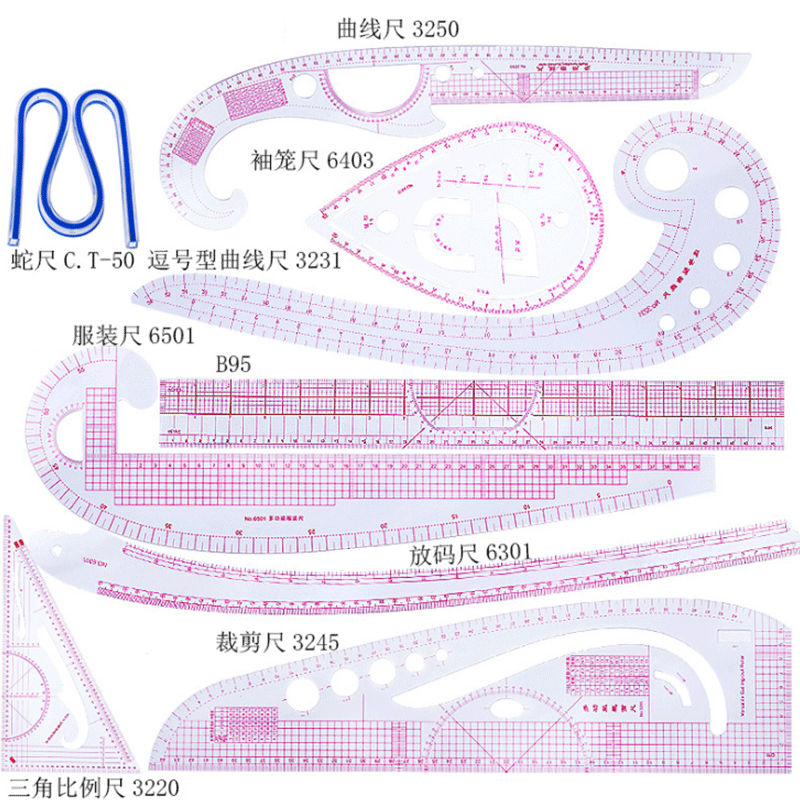 5/6/9pcs 세트 재단사 측정 눈금자 키트 DIY  - Quilting Ruler Square 리뷰 및 가격