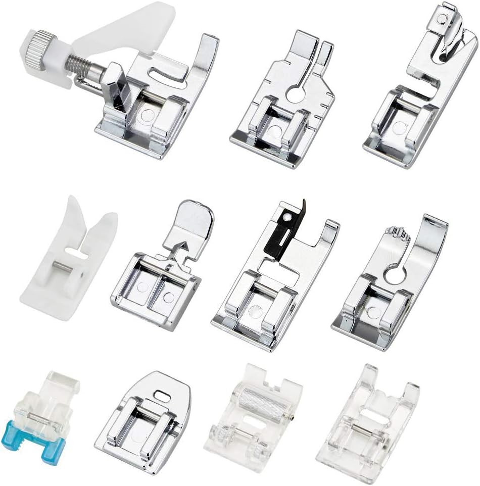 11종 프레서 풋 세트 - 브라더, 싱어, 베이비락,  - Sewing Machine Fabric 리뷰 및 가격