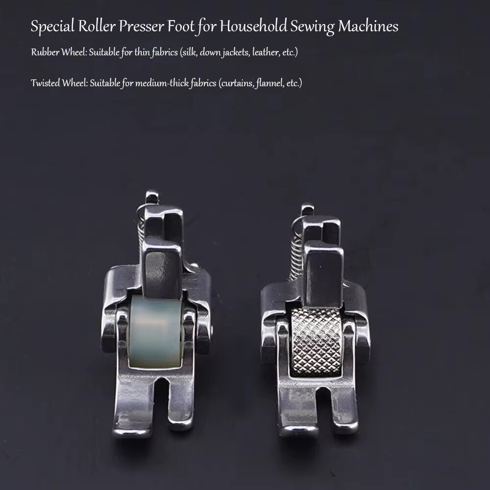 구식 발바퀴식 재봉틀용 올스틸 롤러 프레서풋, 버터플라 - Sewing Machine Fabric 리뷰 및 가격